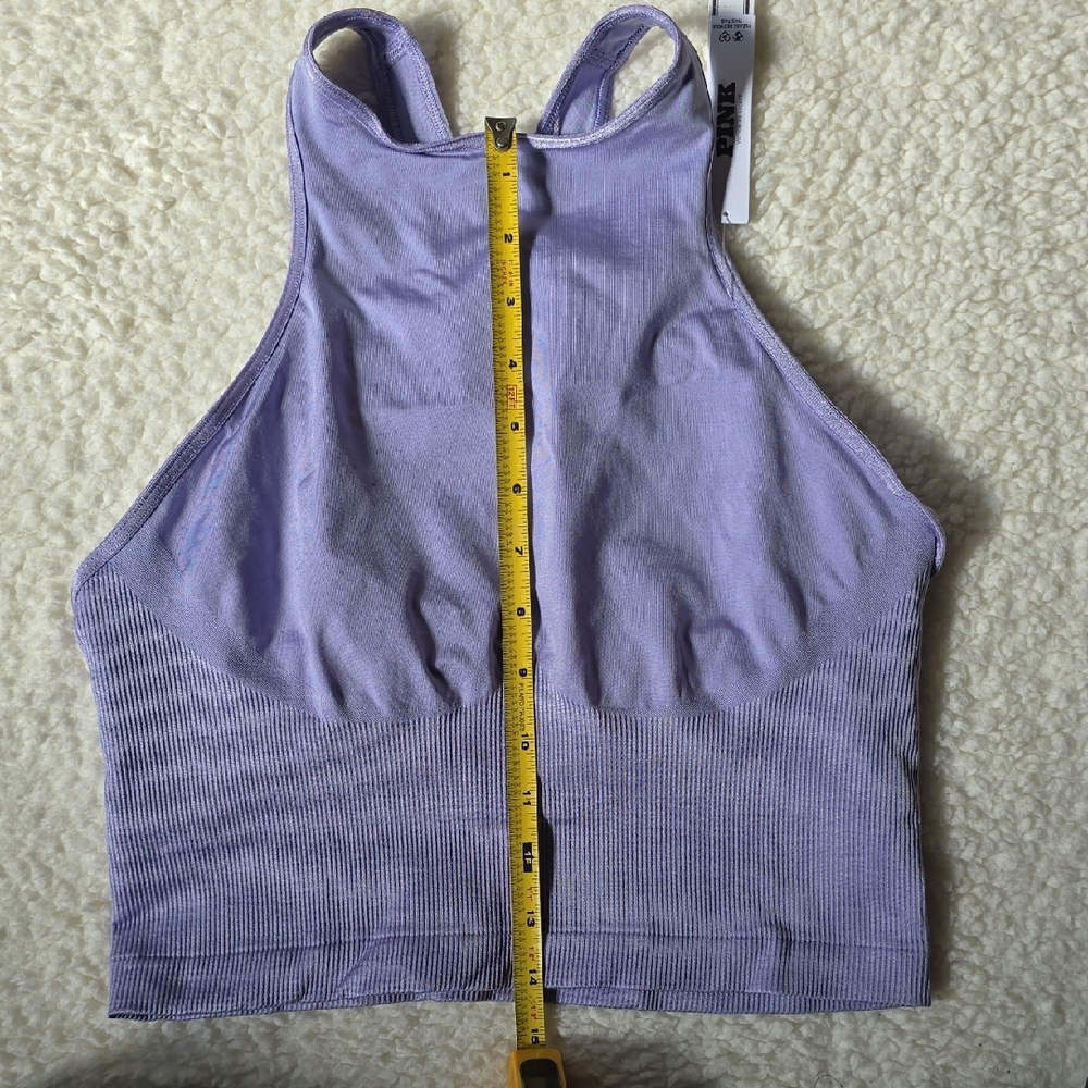 PINK Victoria's Secret Lavender Sports Bra NWT - Picture 5 of 8